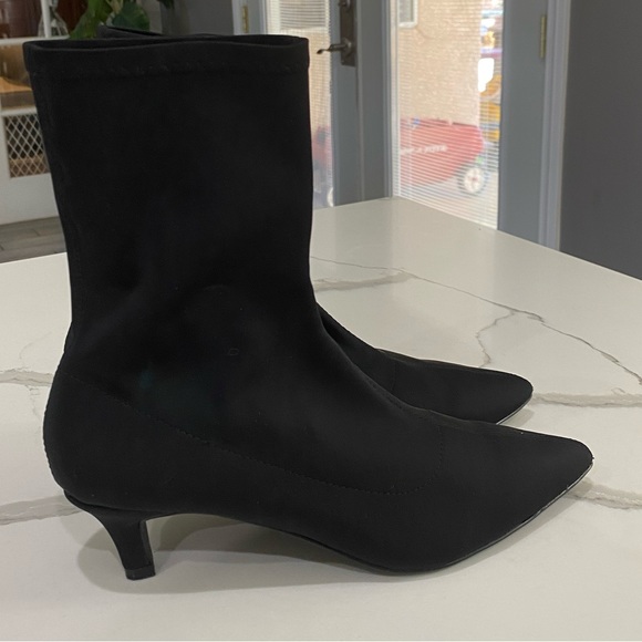 Lemon Drop Boots woman black ankle boots size 7 - Picture 1 of 5